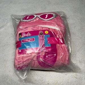 NWT Barbie Girls Pink Hooded Fleece Throw